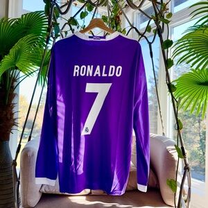 Inspired Real Madrid 2016-2017- Ronaldo CR7 #7 Away Jersey Retro Football